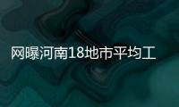 网曝河南18地市平均工资 看完后你怎么想？