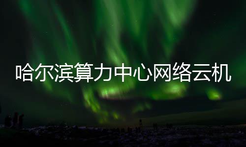 哈尔滨算力中心网络云机房高效建成投用 高效有效提升施工效率与质量