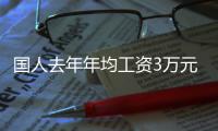  国人去年年均工资3万元 每周工作45小时