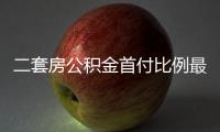 二套房公积金首付比例最低降至20% 70万少付7万元