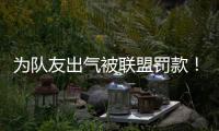 为队友出气被联盟罚款！白边：这钱我替你出了