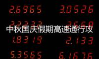 中秋国庆假期高速通行攻略:3个出行高峰尽量避开