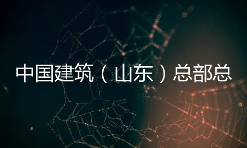 中国建筑（山东）总部总经理王涛一行到中建六局水利水电公司山东分公司调研 理王运营”一体化优势