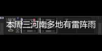 本周三河南多地有雷阵雨 周六雨水杀回马枪