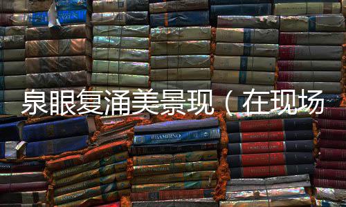泉眼复涌美景现（在现场） 美景我们一家都爱喝
