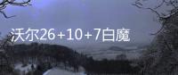 沃尔26+10+7白魔兽轰17+17 奇才拒逆转险胜魔术