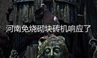 河南免烧砌块砖机响应了我国节能减排政策