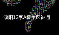 濮阳12家A级景区被通报 详细问题和名单曝光