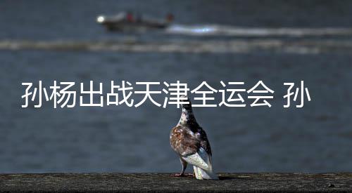 孙杨出战天津全运会 孙杨担任浙江代表团旗手 都需要去认真面对全运会