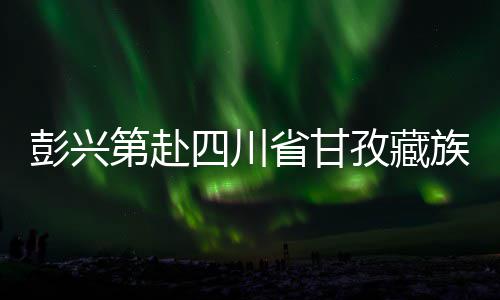 彭兴第赴四川省甘孜藏族自治州调研重点项目建设情况 彭兴把安全生产放在首要位置