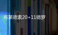 布莱德索20+11德罗赞砍29分 太阳胜猛龙止4连败