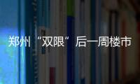 郑州“双限”后一周楼市：面积、成交金额均下降
