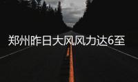 郑州昨日大风风力达6至7级 导致车祸670起(图)
