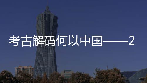 新发现亮描全国点扫考古考古何以中国十大年度解码