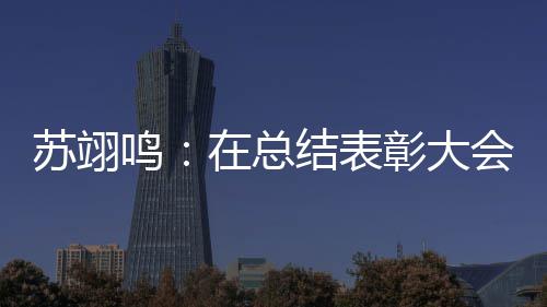 苏翊鸣：在总结表彰大会上仿佛重温夺金瞬间 明年想上一所好大学 感谢我的彰大重温父母