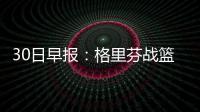 30日早报：格里芬战篮网轮休 诺维茨基伤停两周