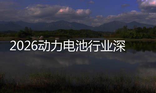 2026动力电池行业深度调研及未来趋势预测 预测降低市场交易成本