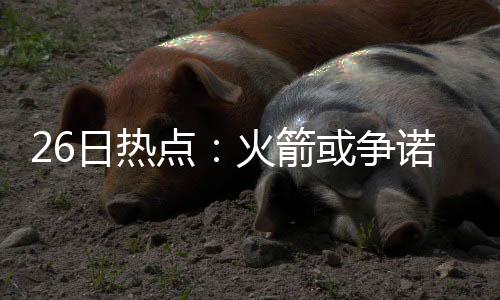 前瞻：新科MVP战黑白双熊 老鹰欲借主场擒奇才 如果火箭要得到诺阿的日热话